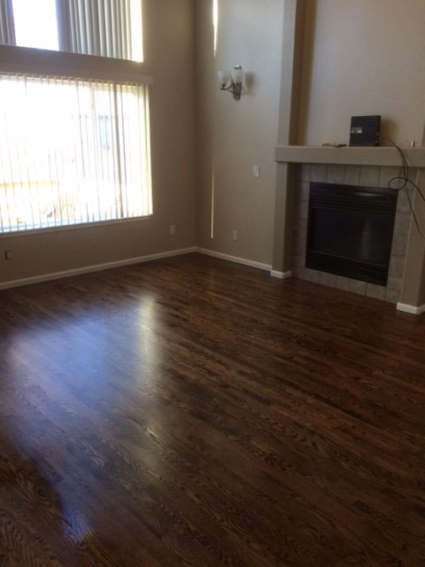 Wood Floor and Fireplace Renovation